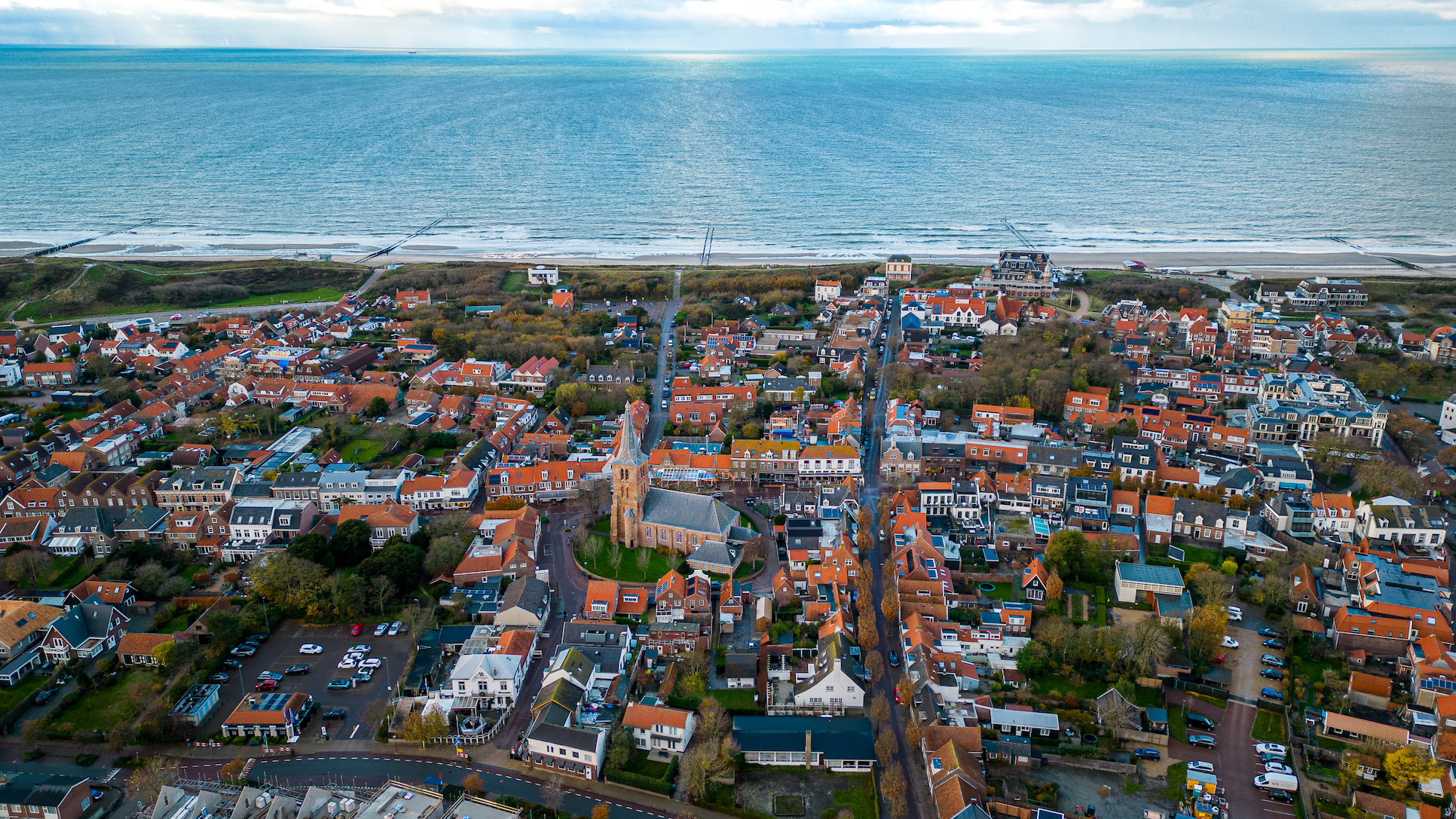 Domburg luchtfoto